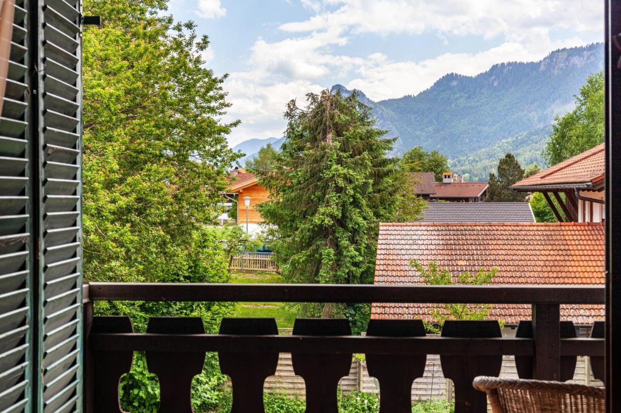 Ferienwohnung Bergblick Unterammergau Esterno foto