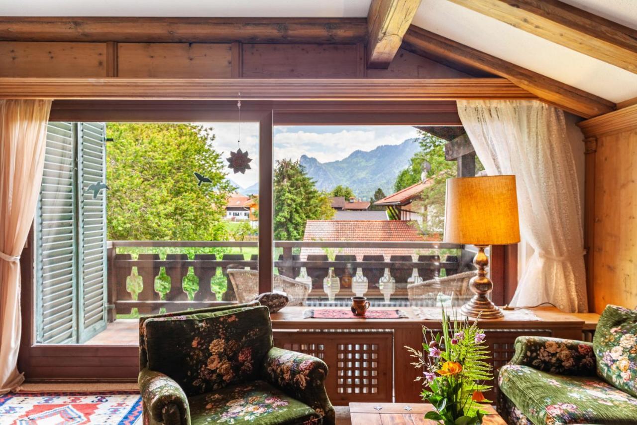 Ferienwohnung Bergblick Unterammergau Esterno foto