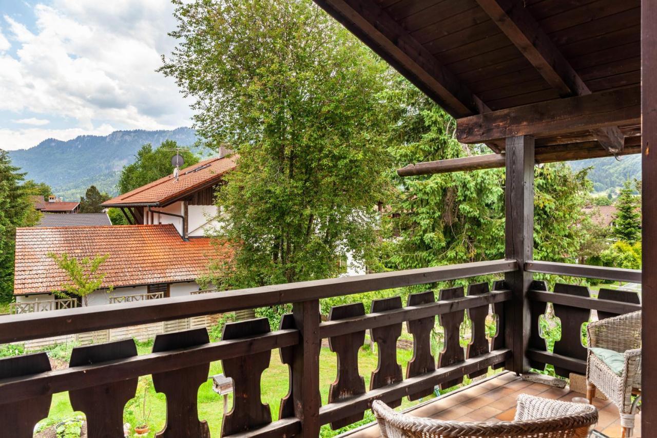 Ferienwohnung Bergblick Unterammergau Esterno foto